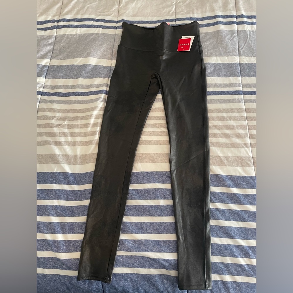 SPANX Faux Leather Leggings